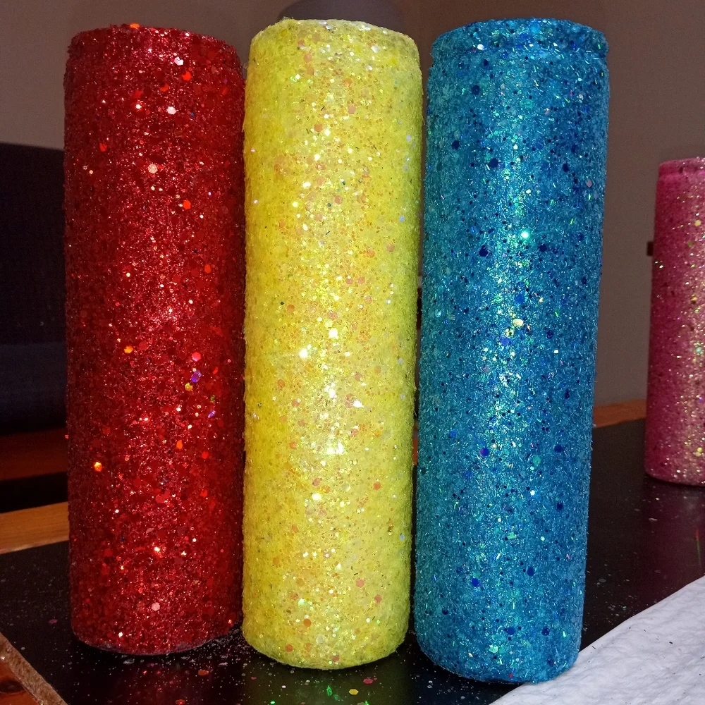 Decorator candles and party glassware